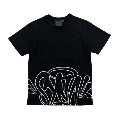 SYNA WORLD Outline T-Shirt- BLACK