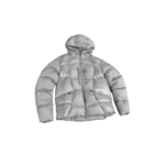 SYNAWORLD 'SYNA LOGO' WAVE PUFFER JACKET GREY