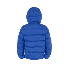 YNA DOUBLE PUFFER JACKET NAVY / YELLOW