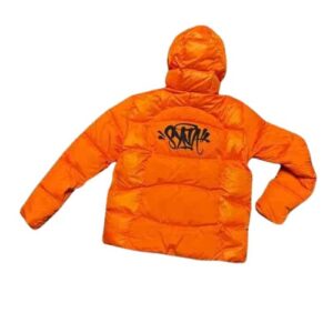 Syna World Wave Puffer Coat – Orange